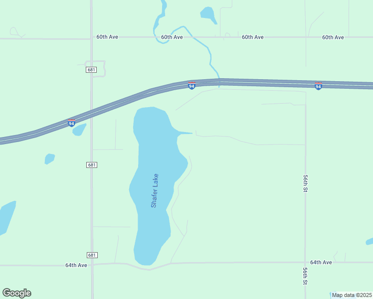 map of restaurants, bars, coffee shops, grocery stores, and more near 63380 Shafer Lake Road in Lawrence