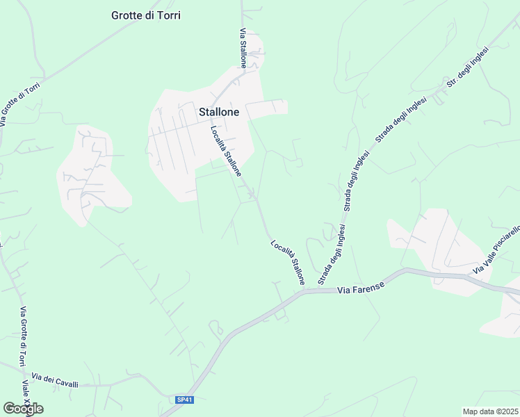 map of restaurants, bars, coffee shops, grocery stores, and more near 17 Località Stallone in Provincia di Rieti