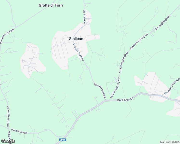 map of restaurants, bars, coffee shops, grocery stores, and more near 17 Località Stallone in Provincia di Rieti
