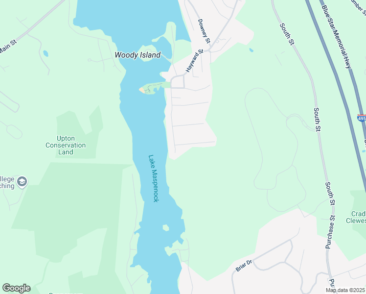 map of restaurants, bars, coffee shops, grocery stores, and more near 51 Lakeshore Drive in Hopkinton