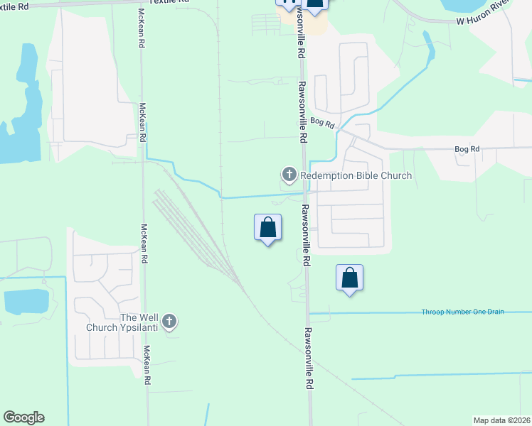 map of restaurants, bars, coffee shops, grocery stores, and more near 6630 Rawsonville Road in Belleville
