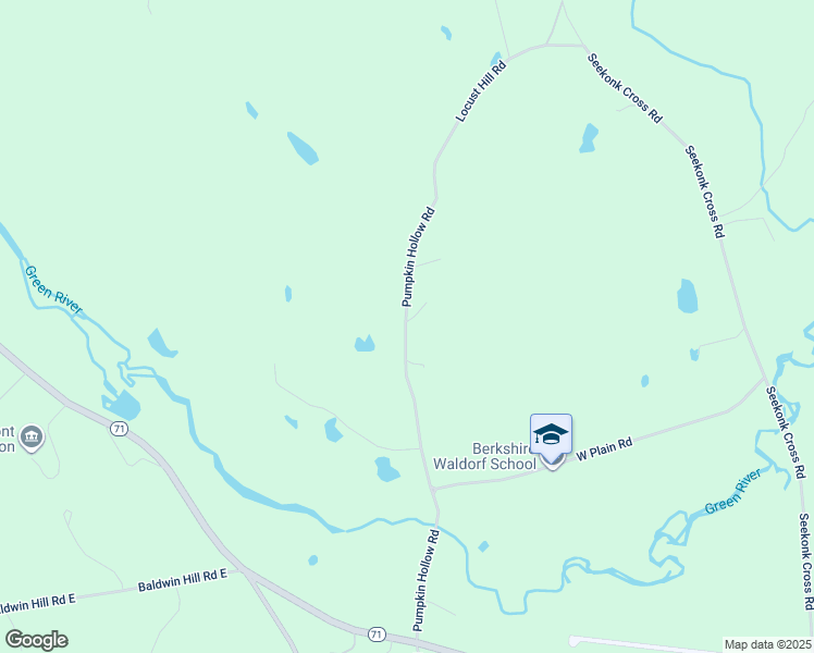 map of restaurants, bars, coffee shops, grocery stores, and more near 24 Locust Hill Road in Great Barrington
