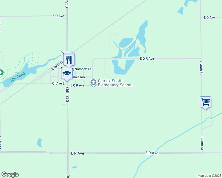 map of restaurants, bars, coffee shops, grocery stores, and more near in Scotts