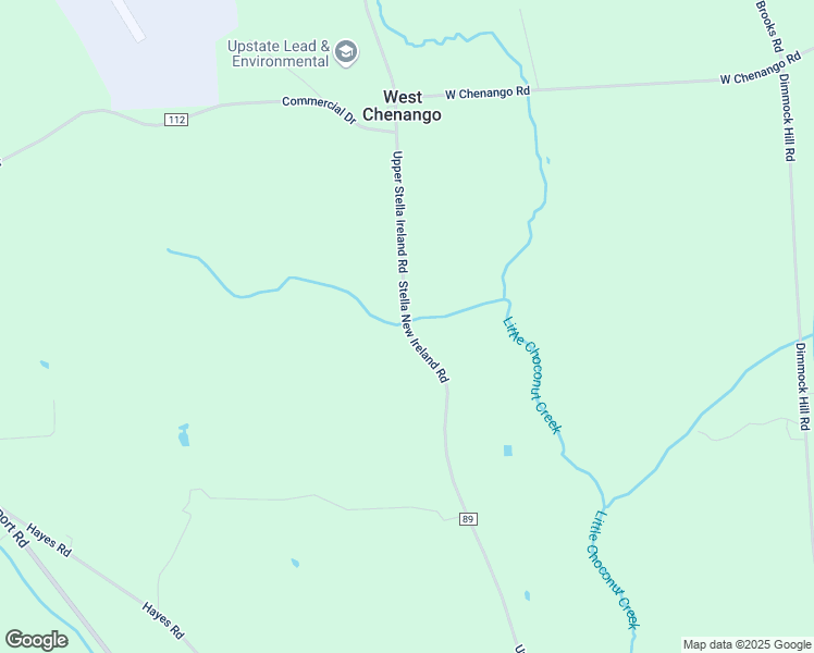 map of restaurants, bars, coffee shops, grocery stores, and more near 343 Stella New Ireland Road in Binghamton