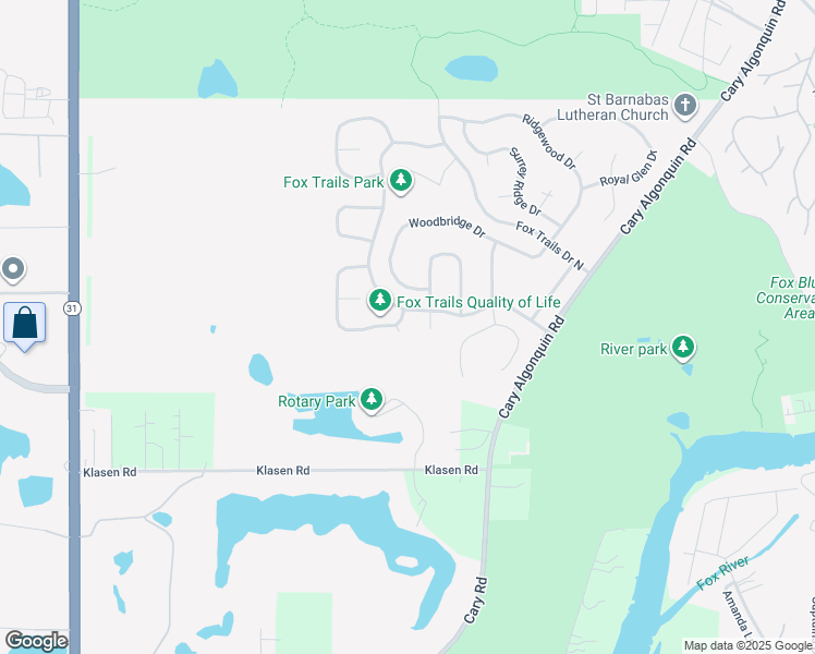 map of restaurants, bars, coffee shops, grocery stores, and more near 1034 Woodbridge Drive in Cary