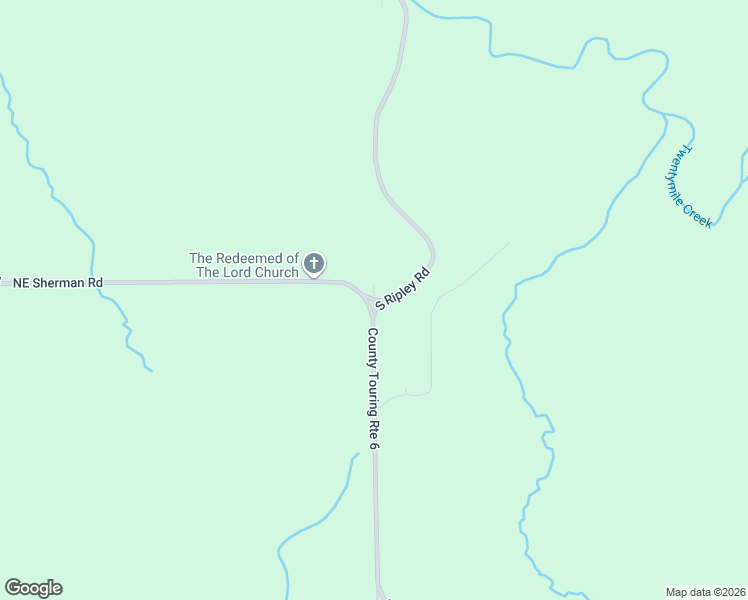 map of restaurants, bars, coffee shops, grocery stores, and more near 4685 Northeast Sherman Road in Ripley