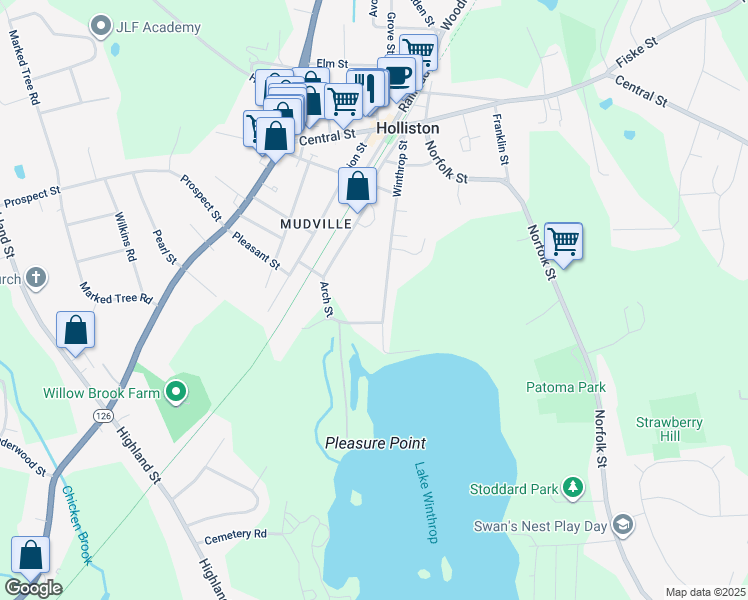 165 Winthrop Street, Holliston MA Walk Score