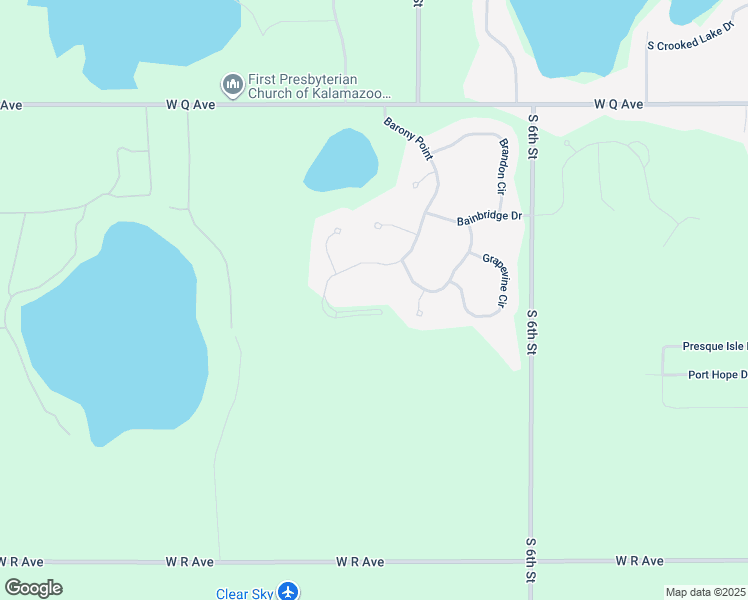 map of restaurants, bars, coffee shops, grocery stores, and more near 8516 Brighten Trail in Mattawan