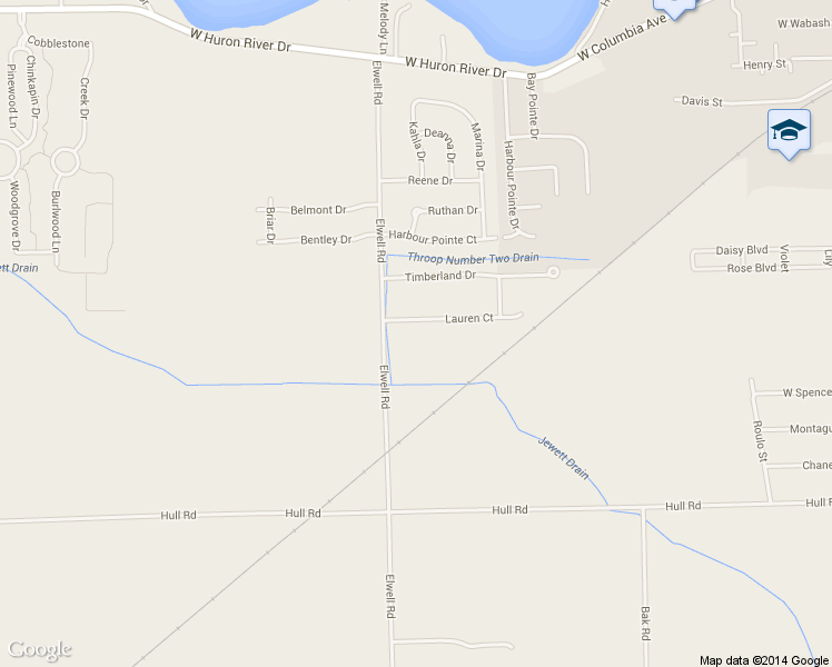 map of restaurants, bars, coffee shops, grocery stores, and more near 47237 Lauren Court in Belleville