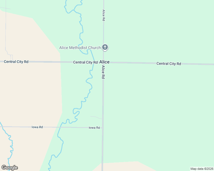 map of restaurants, bars, coffee shops, grocery stores, and more near 4565 Alice Road in Center Point