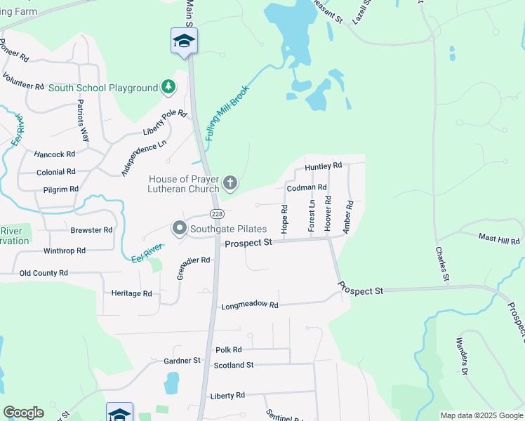map of restaurants, bars, coffee shops, grocery stores, and more near 4 Cutter Hill Road in Hingham