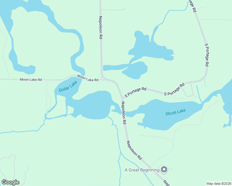 map of restaurants, bars, coffee shops, grocery stores, and more near 7640 Napoleon Road in Jackson
