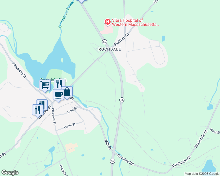 map of restaurants, bars, coffee shops, grocery stores, and more near 30 Carleton Road in Leicester