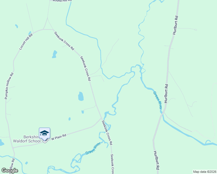 map of restaurants, bars, coffee shops, grocery stores, and more near 72-74 Seekonk Cross Road in Great Barrington