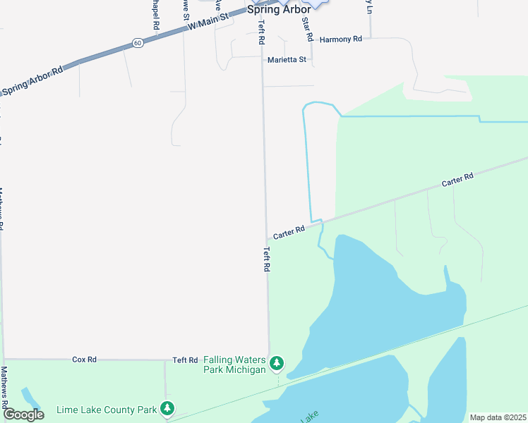 map of restaurants, bars, coffee shops, grocery stores, and more near in Spring Arbor