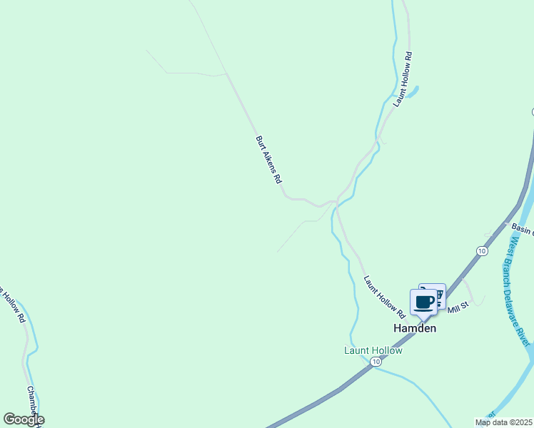 map of restaurants, bars, coffee shops, grocery stores, and more near 1531 Burt Aikens Road in Hamden