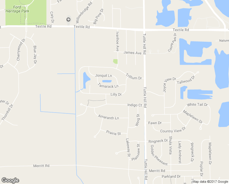 map of restaurants, bars, coffee shops, grocery stores, and more near 8821 Lilly Drive in Ypsilanti