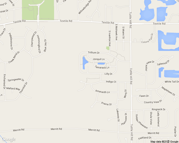 map of restaurants, bars, coffee shops, grocery stores, and more near 8743 Lilly Drive in Ypsilanti