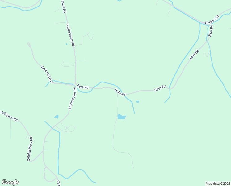 map of restaurants, bars, coffee shops, grocery stores, and more near Bates Rd in Craryville