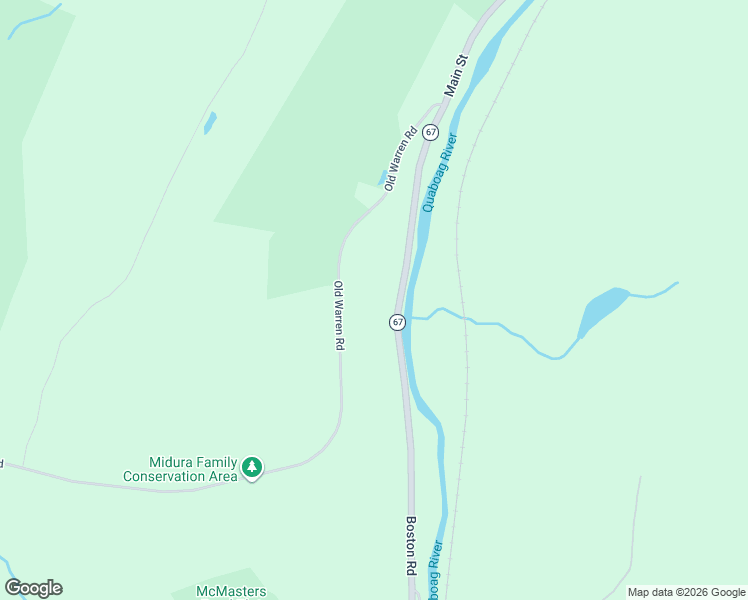 map of restaurants, bars, coffee shops, grocery stores, and more near 593 Old Warren Road in Palmer