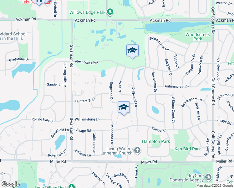map of restaurants, bars, coffee shops, grocery stores, and more near 1591 Dogwood Drive in Crystal Lake