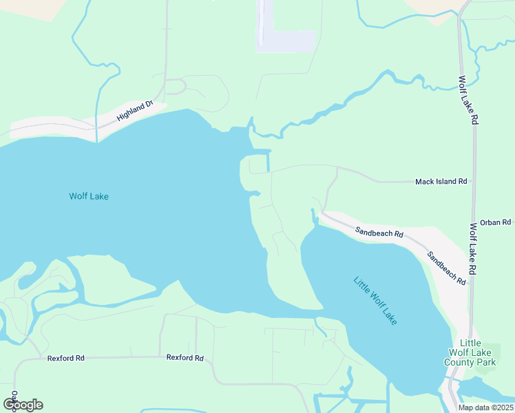 map of restaurants, bars, coffee shops, grocery stores, and more near 3093 Mack Island Road in Grass Lake