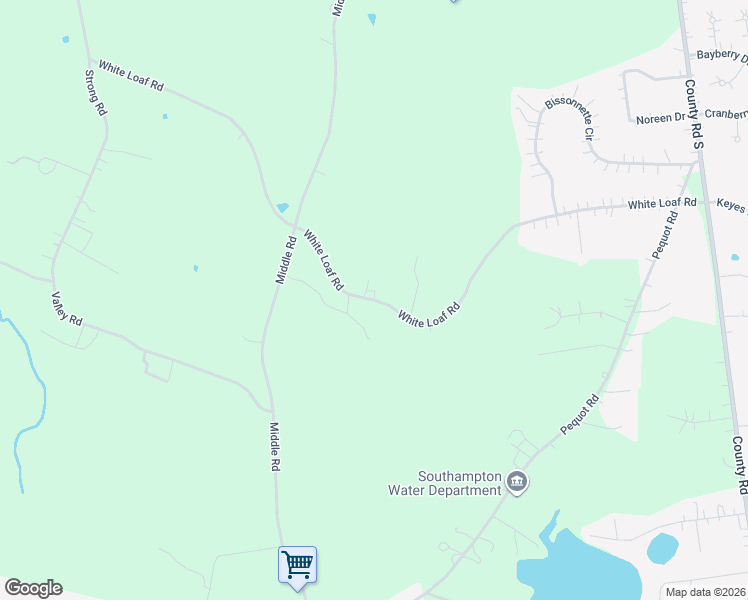 map of restaurants, bars, coffee shops, grocery stores, and more near 67 White Loaf Road in Southampton