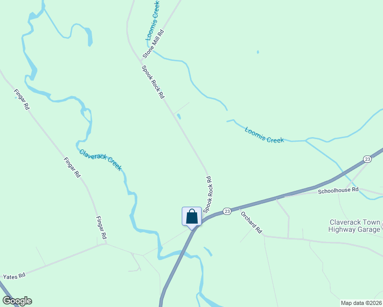 map of restaurants, bars, coffee shops, grocery stores, and more near 644 Spook Rock Road in Hudson