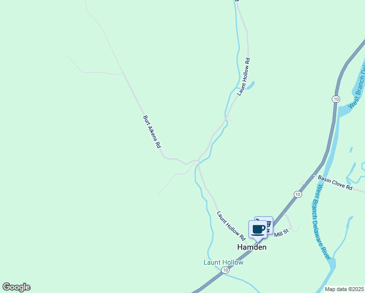 map of restaurants, bars, coffee shops, grocery stores, and more near 1531 Burt Aikens Road in Hamden