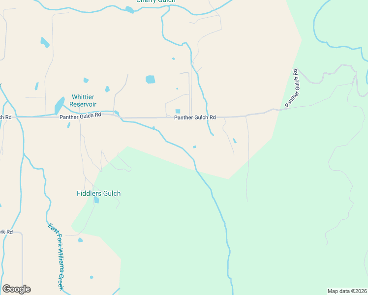 map of restaurants, bars, coffee shops, grocery stores, and more near 1065 Panther Gulch Road in Williams
