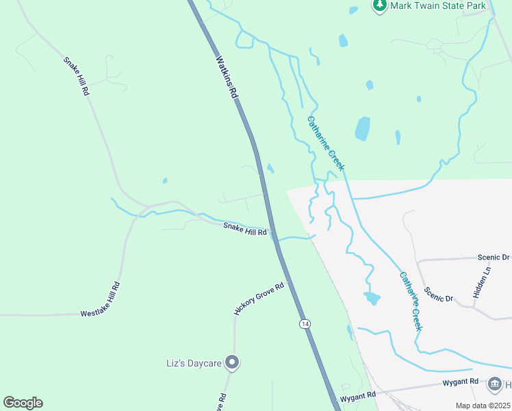 map of restaurants, bars, coffee shops, grocery stores, and more near 3245 Watkins Road in Horseheads