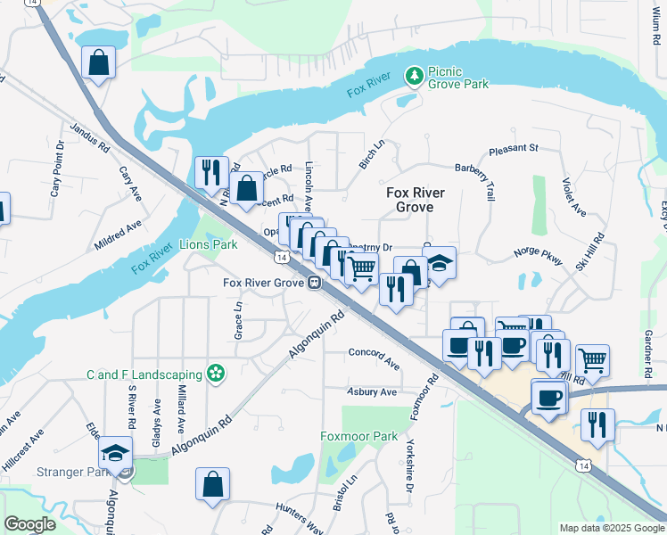 400 Lucille Avenue, Fox River Grove IL Walk Score