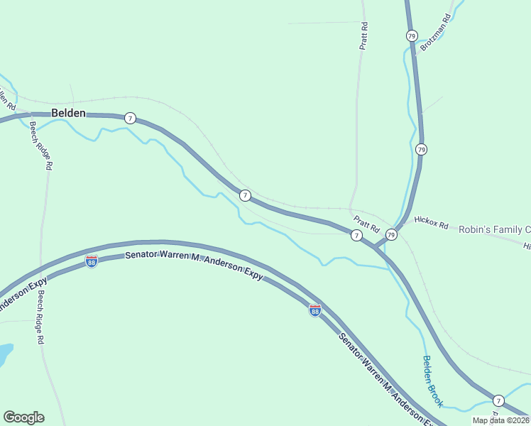 map of restaurants, bars, coffee shops, grocery stores, and more near 2235-2323 State Highway 7 in Harpursville