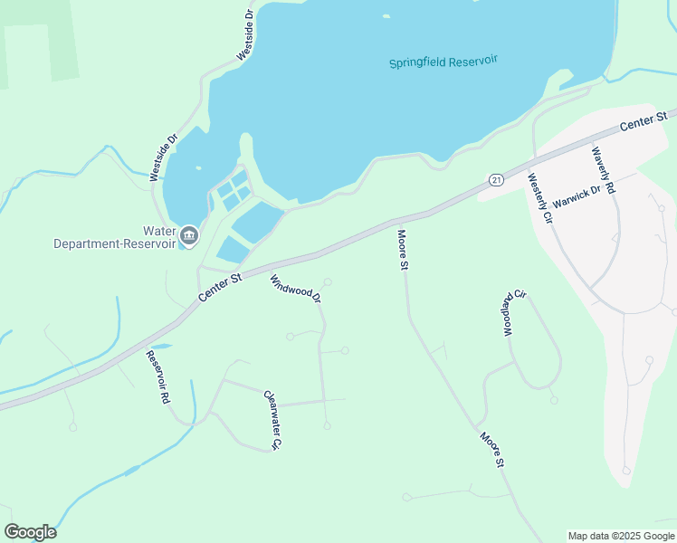 map of restaurants, bars, coffee shops, grocery stores, and more near 31 Chadbourne Circle in Ludlow
