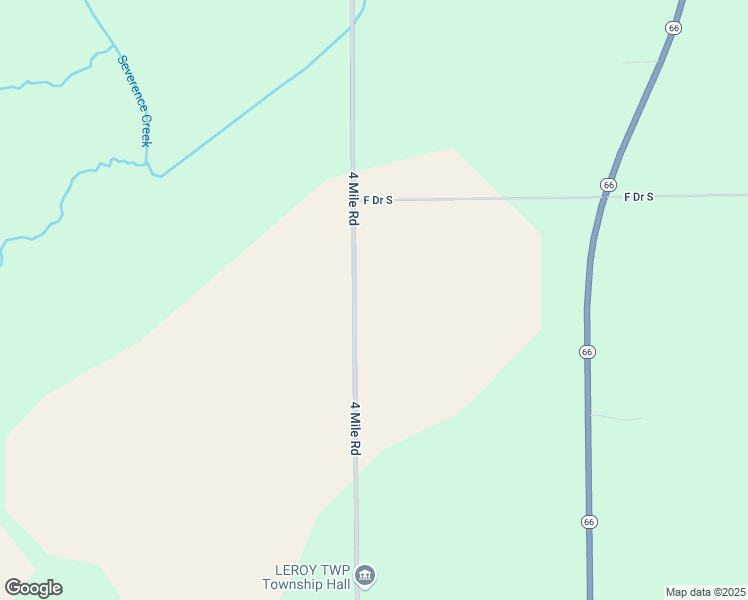 map of restaurants, bars, coffee shops, grocery stores, and more near 8798 4 Mile Road in East Leroy