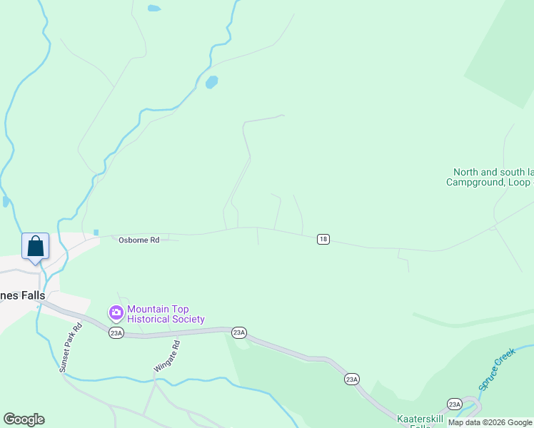 map of restaurants, bars, coffee shops, grocery stores, and more near 325 North Lake Road in Tannersville