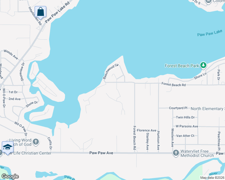 map of restaurants, bars, coffee shops, grocery stores, and more near 4862 Knoll Court in Watervliet