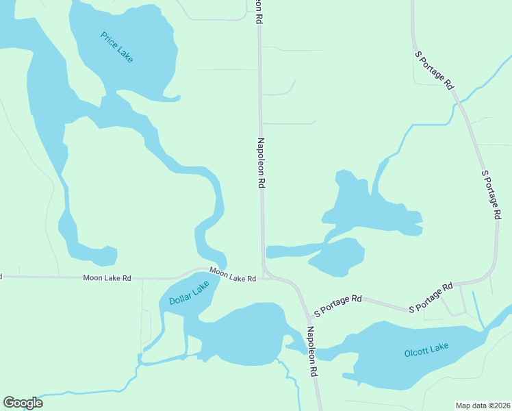 map of restaurants, bars, coffee shops, grocery stores, and more near 7595 Napoleon Road in Jackson