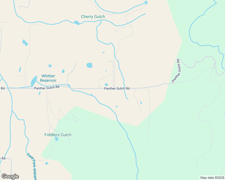 map of restaurants, bars, coffee shops, grocery stores, and more near 1065 Panther Gulch Road in Williams