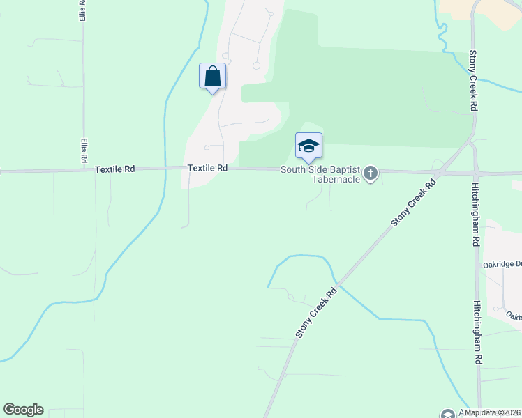 map of restaurants, bars, coffee shops, grocery stores, and more near 6288 Textile Road in Ypsilanti