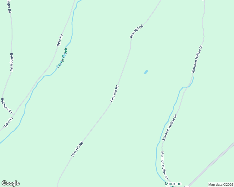 map of restaurants, bars, coffee shops, grocery stores, and more near 4110 Pine Hill Road in Corning