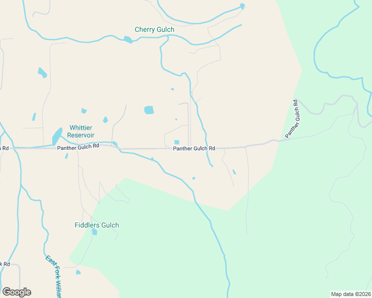map of restaurants, bars, coffee shops, grocery stores, and more near 1065 Panther Gulch Road in Williams