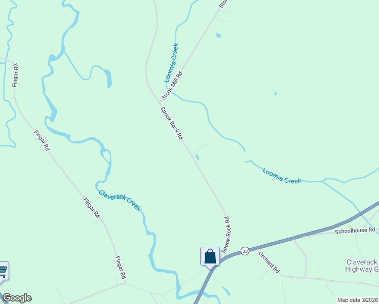 map of restaurants, bars, coffee shops, grocery stores, and more near 644 Spook Rock Road in Hudson