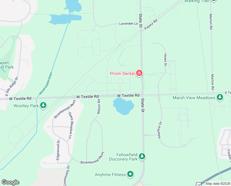 map of restaurants, bars, coffee shops, grocery stores, and more near 707 Groveland Circle in Ann Arbor
