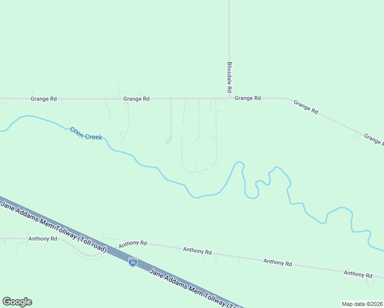 map of restaurants, bars, coffee shops, grocery stores, and more near 23707 Grange Road in Marengo