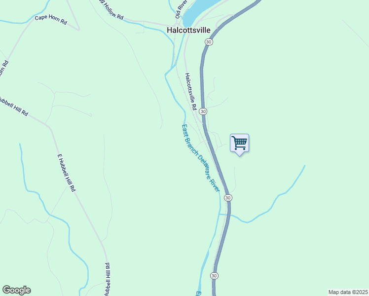 map of restaurants, bars, coffee shops, grocery stores, and more near Herrleks Rd in Margaretville