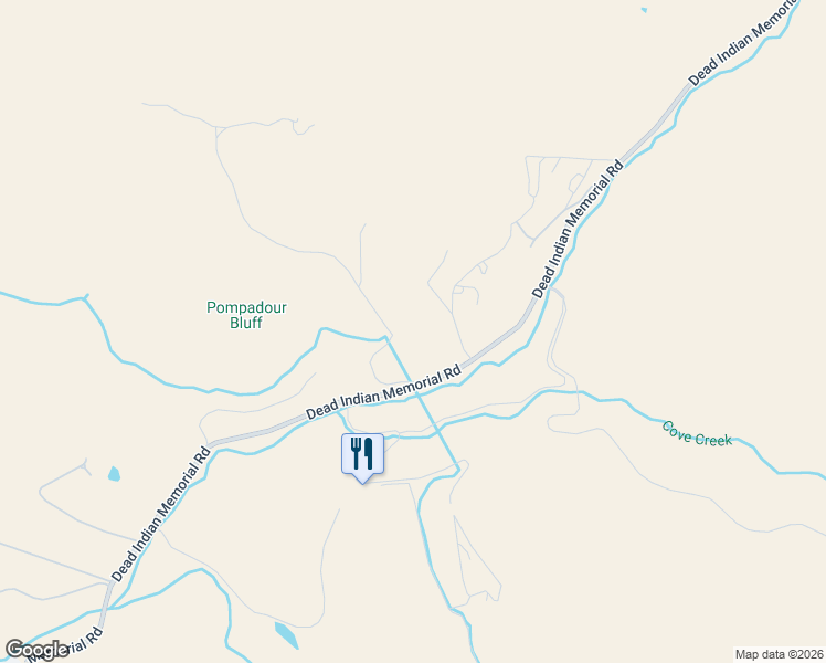 map of restaurants, bars, coffee shops, grocery stores, and more near 2011 Dead Indian Memorial Road in Ashland