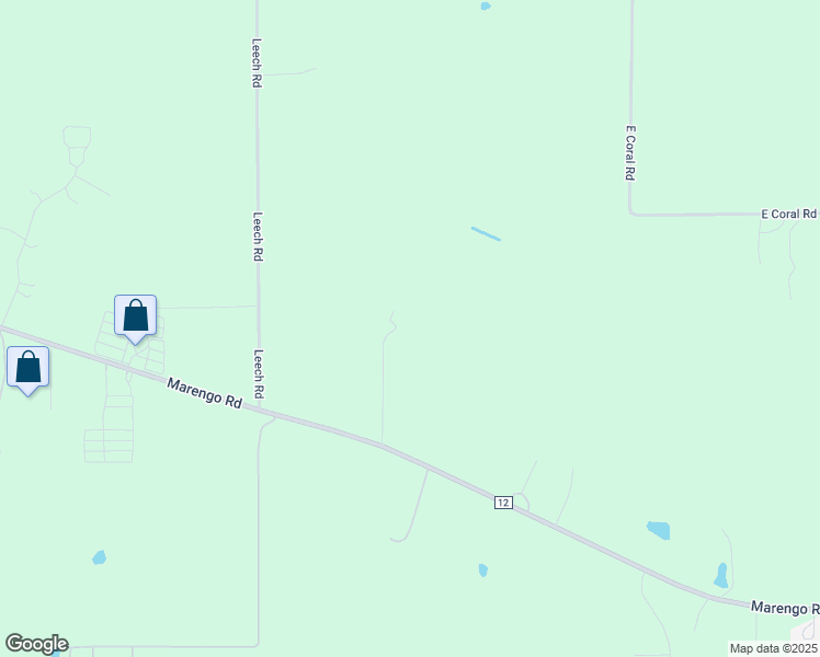 map of restaurants, bars, coffee shops, grocery stores, and more near 16602 Marengo Road in Union