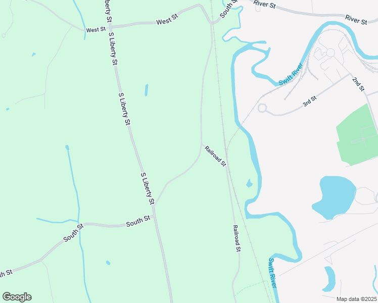 map of restaurants, bars, coffee shops, grocery stores, and more near 168 South Street in Belchertown