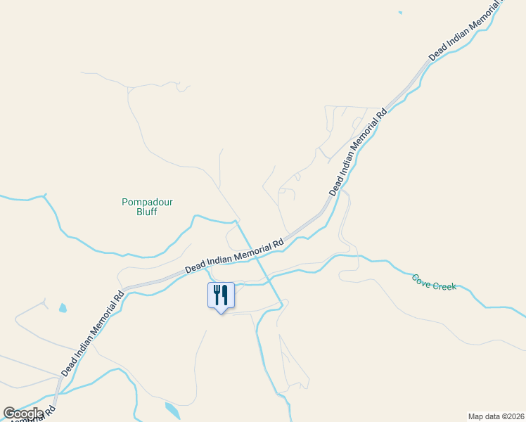 map of restaurants, bars, coffee shops, grocery stores, and more near 2011 Dead Indian Memorial Rd in Ashland